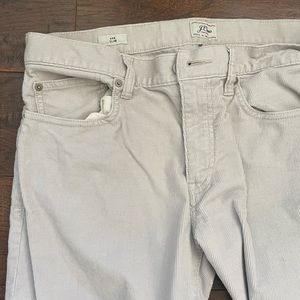 Jcrew Mens Corduroy Slimfit Chino Pant in 33x32